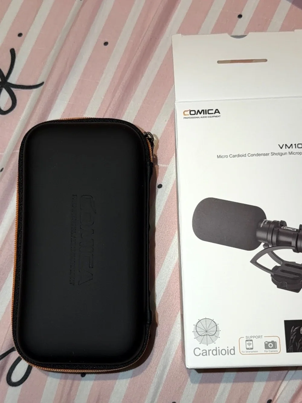 COMICA CVM-VM10II Universal Shotgun Microphone for Camera, iPhone, Android